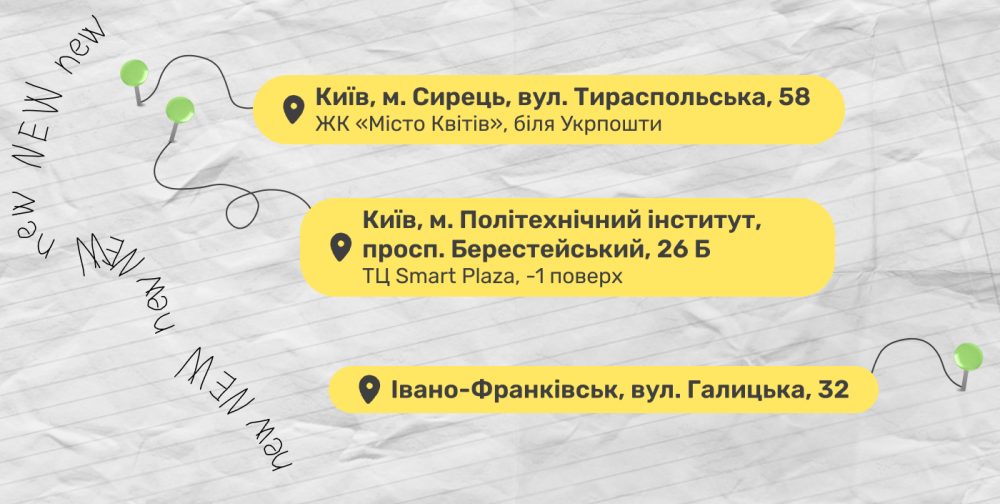 Локації нових шкіл Грін Кантрі у Києві Локації нових шкіл Грін Кантрі у Києві (картинка)