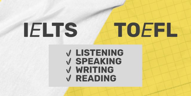 Разница между английскими экзаменами IELTS и TOEFL (изображение)