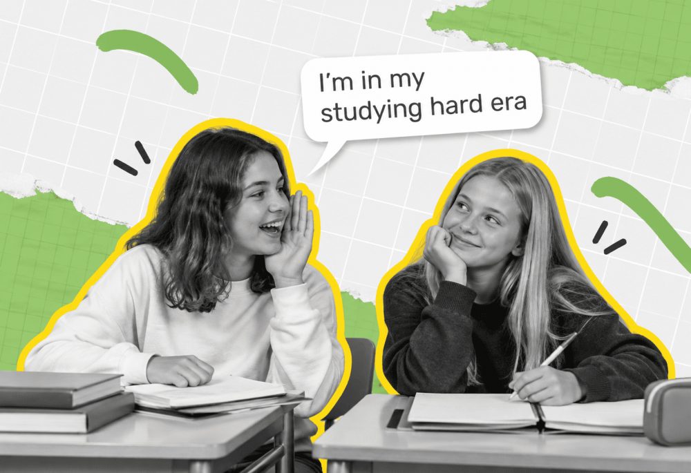 Значення словосполучення in my studying hard era (зображення)