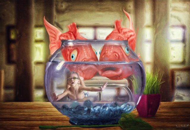 Fish Out Of Water (риба поза водою) – некомфортно, “не у своїй тарілці”