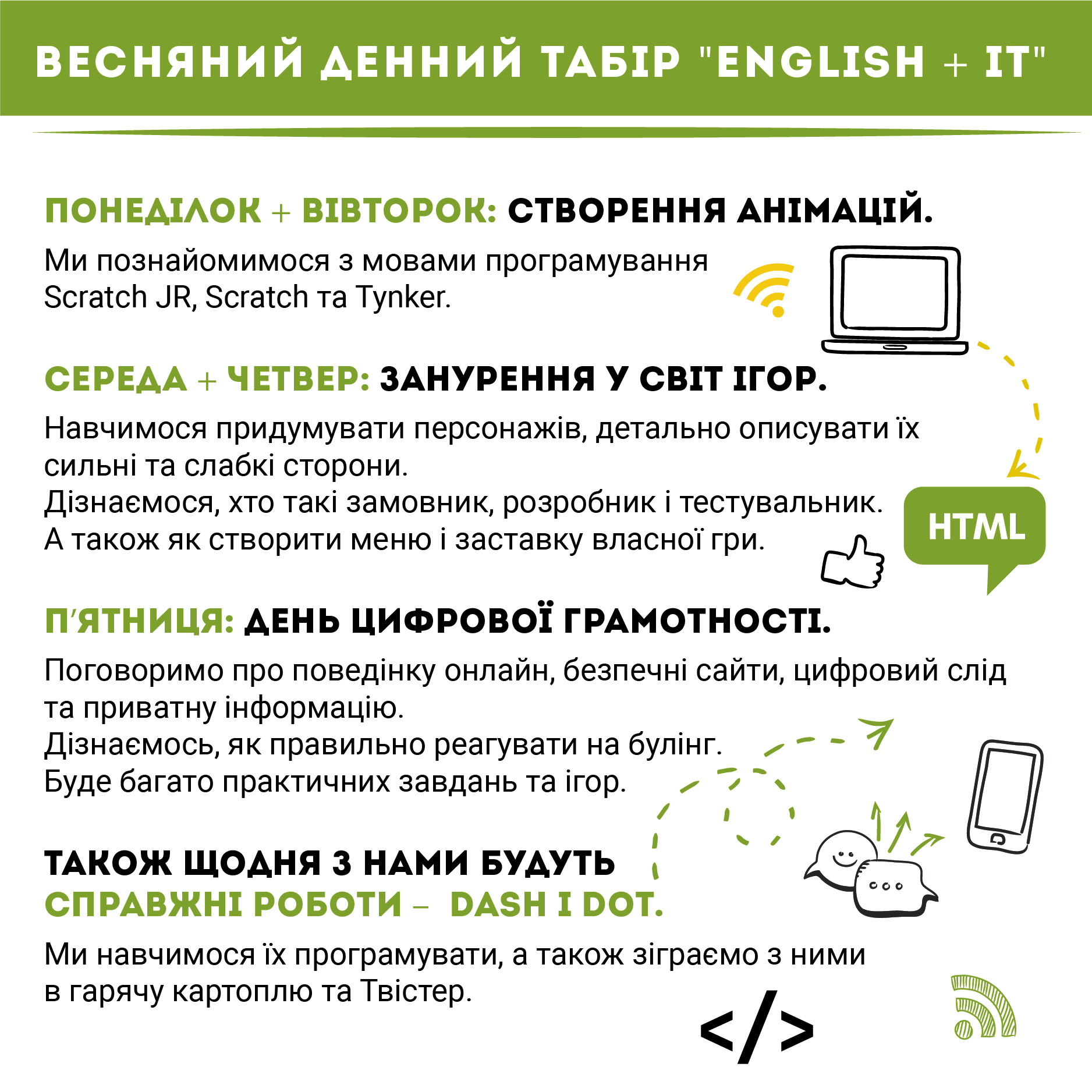 Весенний дневной лагерь "ENGLISH + IT", 6