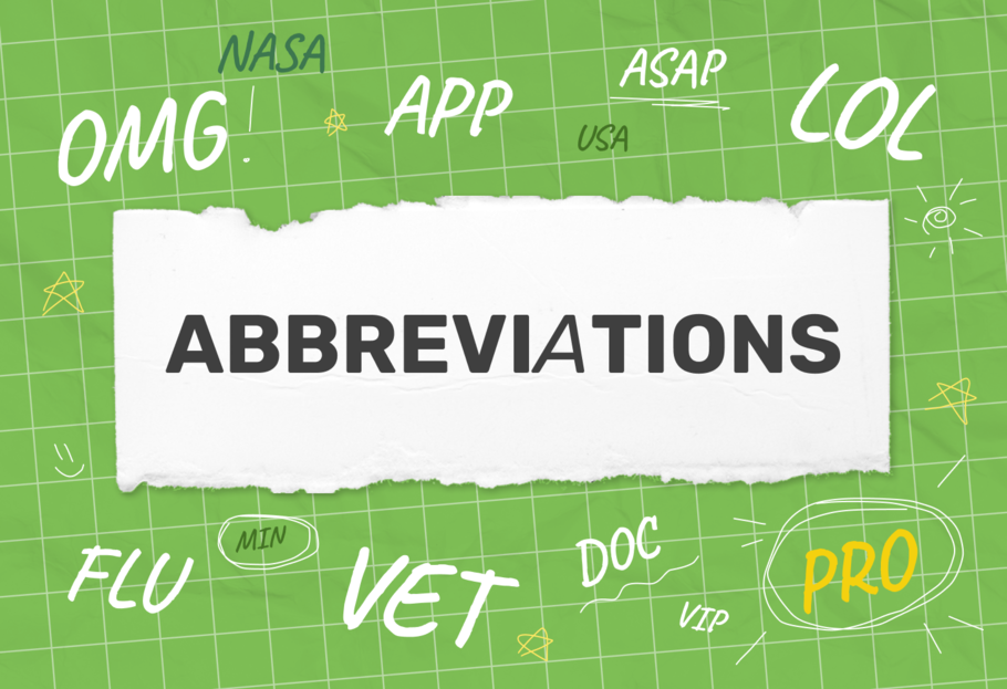 Абревіатури та скорочення в англійській мові