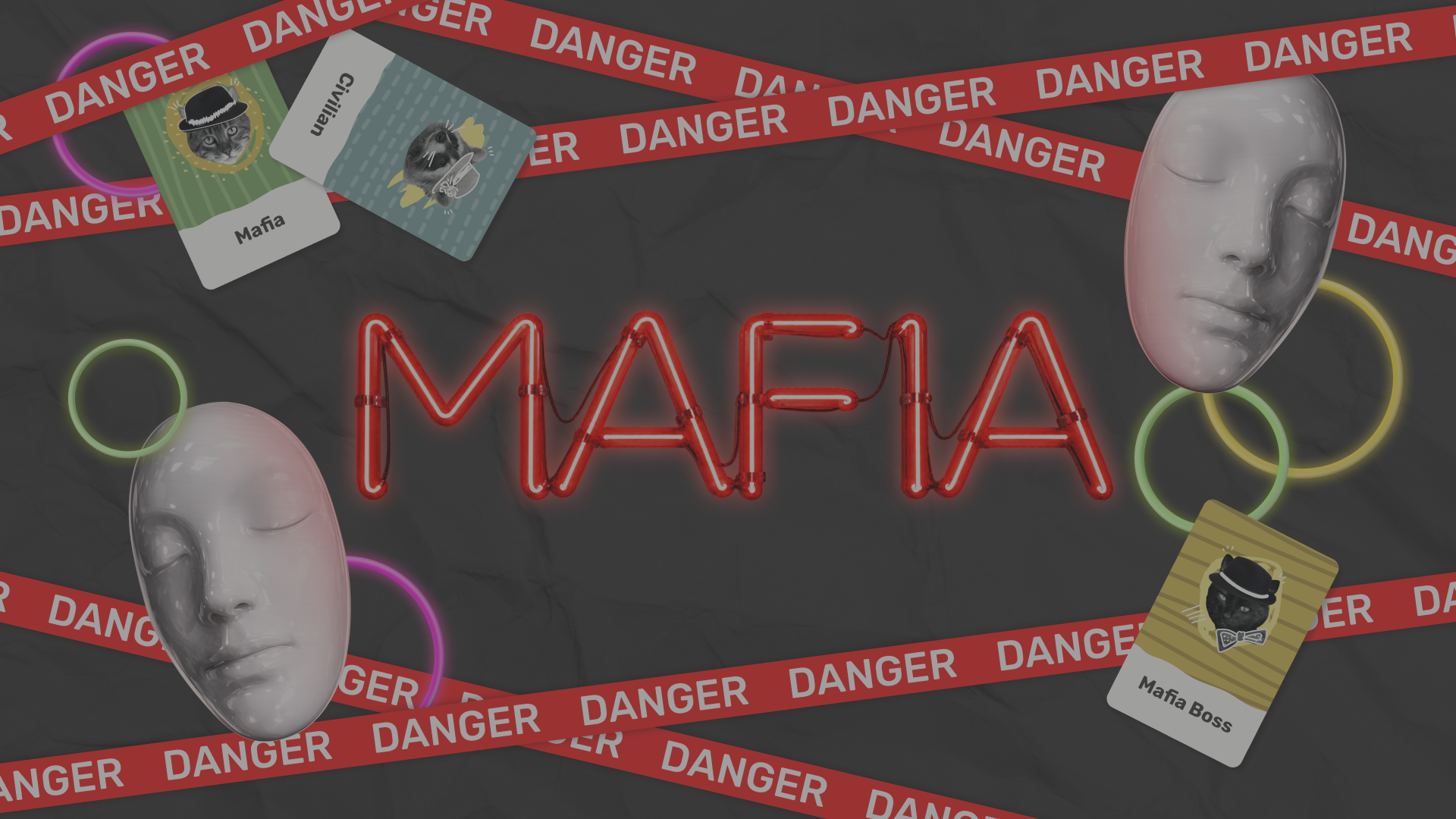 Neon Mafia в Велесову ночь: Неонова вечірка з грою в мафію для дітей 12-18 років