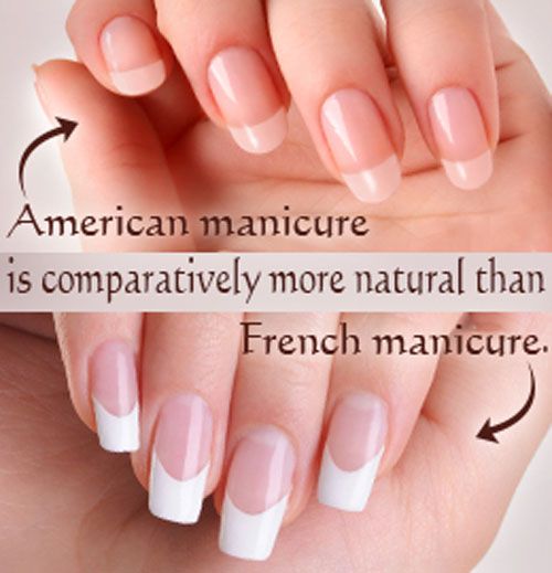 American and French Manicure