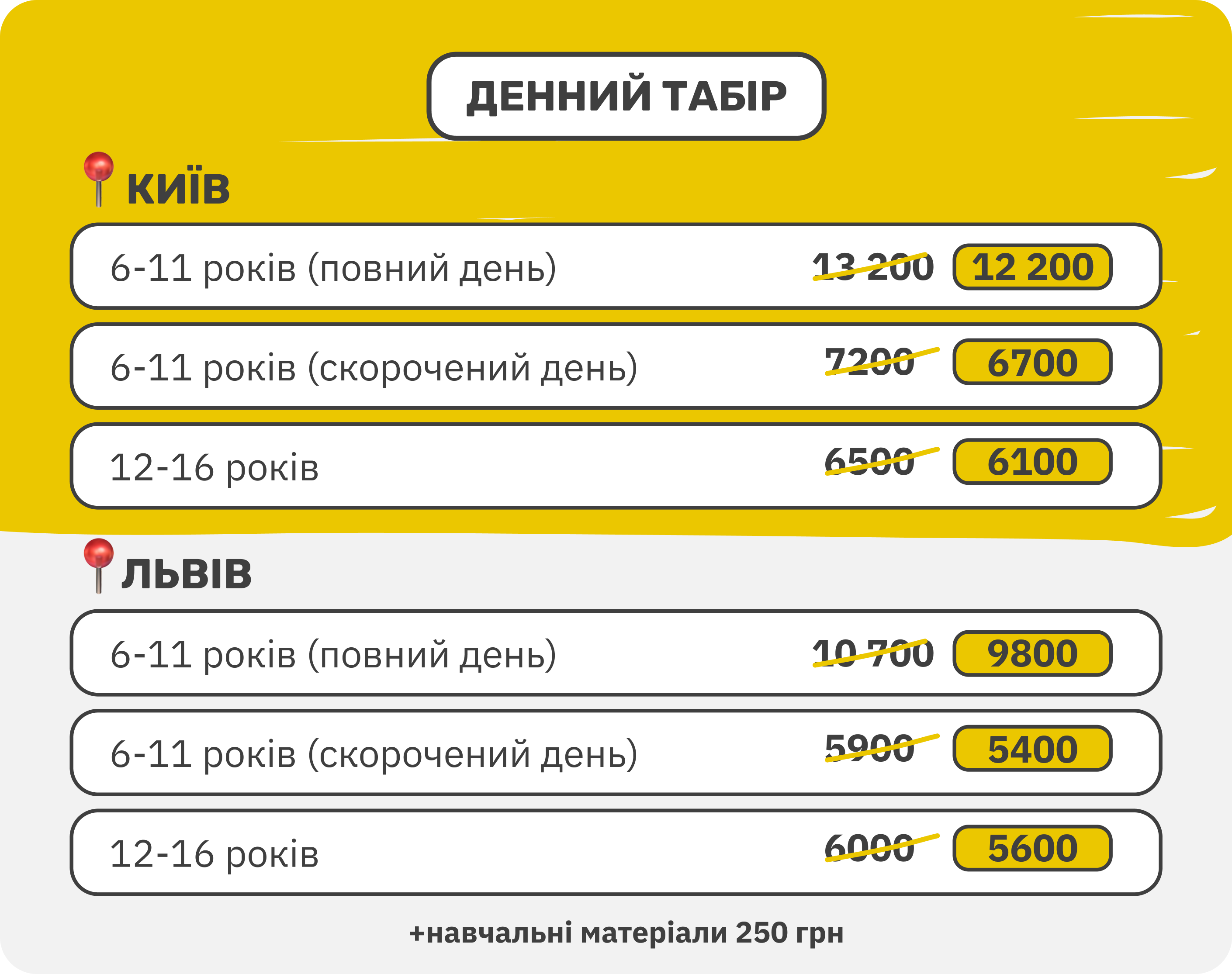 Раннє бронювання на літні канікулярні програми 2023, 7