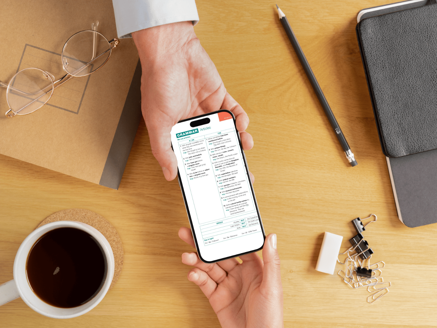 Как изучаются артикли в школе Green Country (изображение)