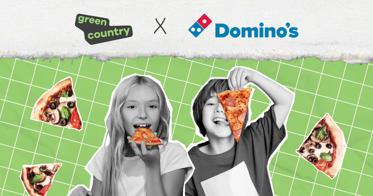 Колаборація школи англійської Green Country та Domino's Pizza (зображення)